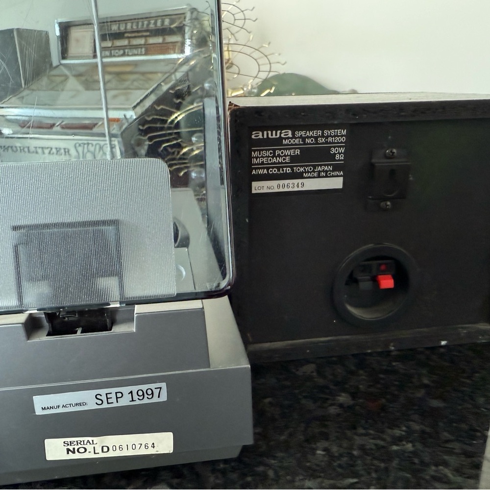AIWA Hi-Fi Stereo Bundle PX-E850U Turntable SX-AV1200 & SX-R1200 Speakers TESTED - Picture 6 of 7